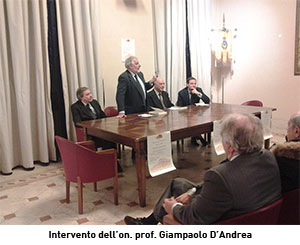 Intervento dell'on. prof. Giampaolo D'Andrea