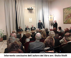 Intervento conclusivo dell'autore del libro avv. Giulio Stolfi